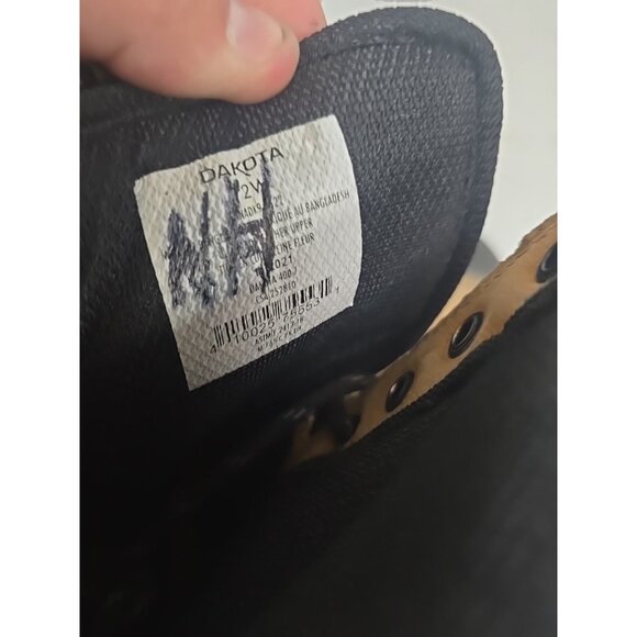 DAKOTA Men's 8" Steel Toe Steel Plate Quad Comfort Work Boots 8522 Wheat 12W - Picture 5 of 10